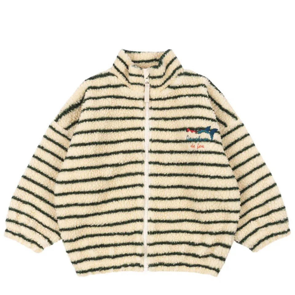 Kids' Sequin Lambswool Winter Jacket