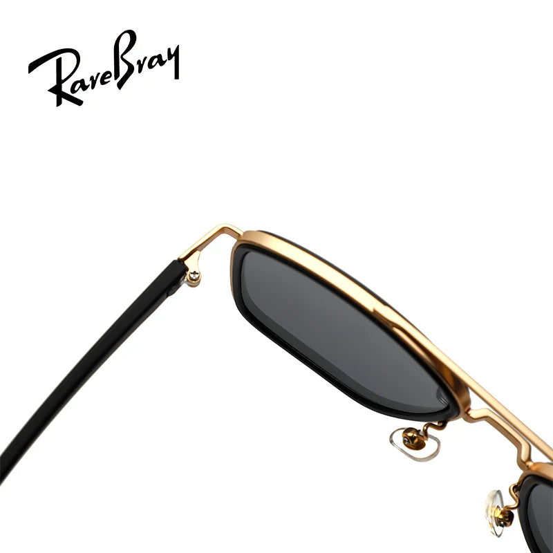 Oversized Square Sunglasses | Luxury Alloy Frame UV400