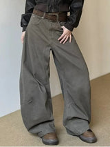 Women's Vintage High-Waist Wide-Leg Jeans