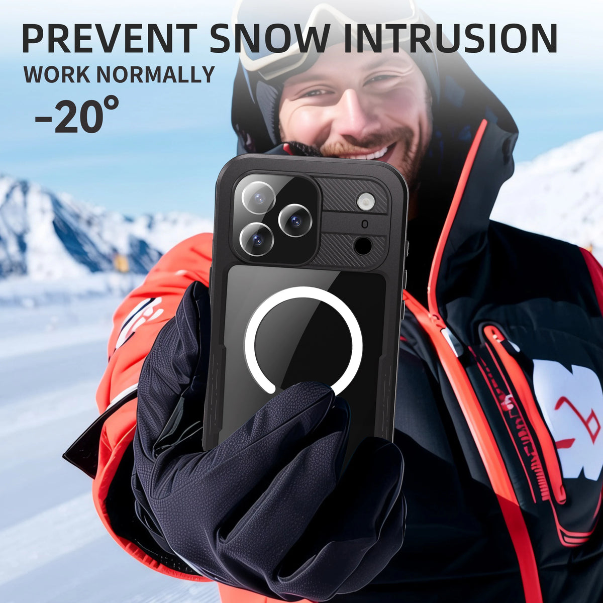 Shellbox Magnetic IP68 Waterproof Phone Case