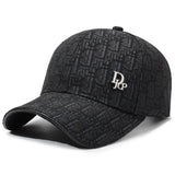 Korean Letter Baseball Cap – Unisex Retro Sun Hat