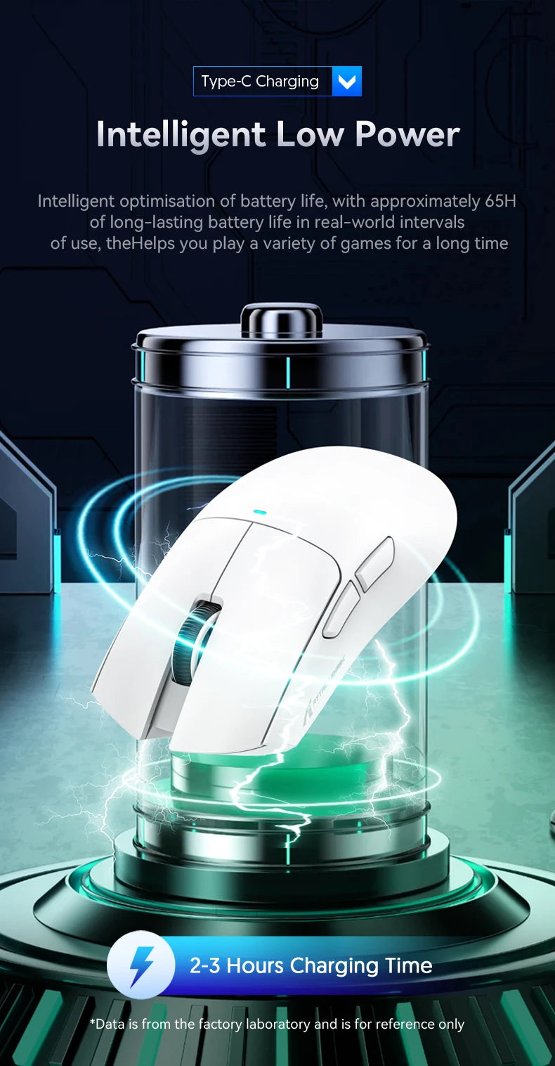 Attack Shark X11 PAW3311 22KDPI 400IPS  Wireless Mouse ,Tri-Mode Connection 2.4GHz/Wired/Bluetooth RGB  PC Gaming Mouse