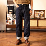 Vintage High-Rise Selvedge Denim Jeans for Men | 14oz
