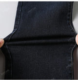 Cotton Men's Jeans Denim Pants Brand Classic Clothes Overalls Straight Trousers for Men Black Oversize Large Size 35 40 42 44 46