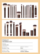 Hourglass Makeup Brush Set & Kit Include Powder Foundation Concealer Lip Blusher Bronzer Eyeshadow Eyeliner Highlight Brush