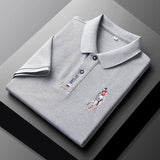 Men's Embroidered Polo Shirt – Casual Summer Style