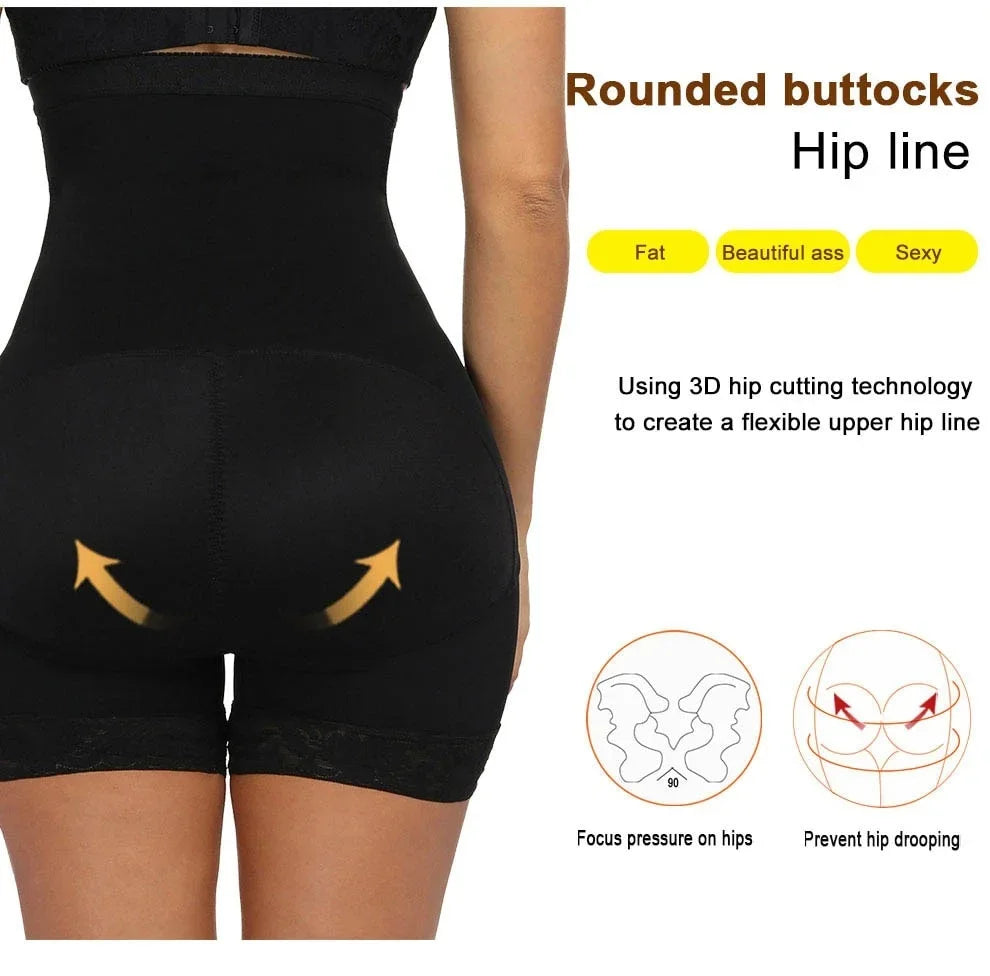 USA-Made Fajas Colombianas: High-Waist Tummy Control & Butt Lifter Shapewear