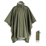 3-in-1 Hooded Waterproof Rain Poncho | Outdoor Adventure