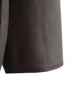 Women’s Oversized Faux Leather Bomber Jacket