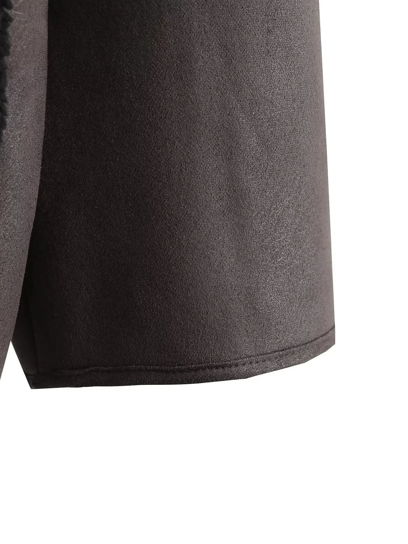 Women’s Oversized Faux Leather Bomber Jacket