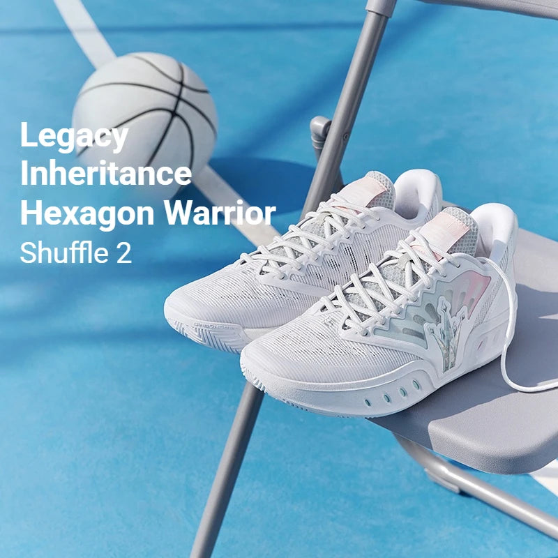 361 Degrees Joker SHUFFLE 2 Men's Basketball Shoes New Breathable Lightweight Wear-resistant Flexible Male Sneakers 572621101