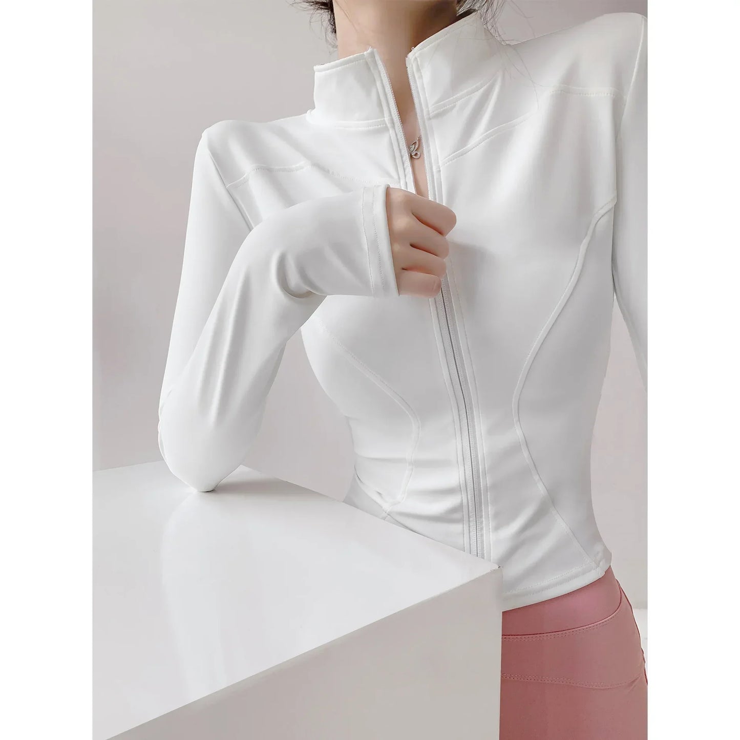 Quick-Dry Performance Yoga Jacket
