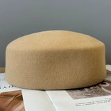 Vintage 100% Wool Felt Fedora Hat – Unisex Formal Style