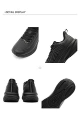 QIAODAN YUYI 4 Winter Running Shoes Men's Sports Shoes Waterproof Absorbing Lightweight Black Fleece Sneakers QXB023244007B