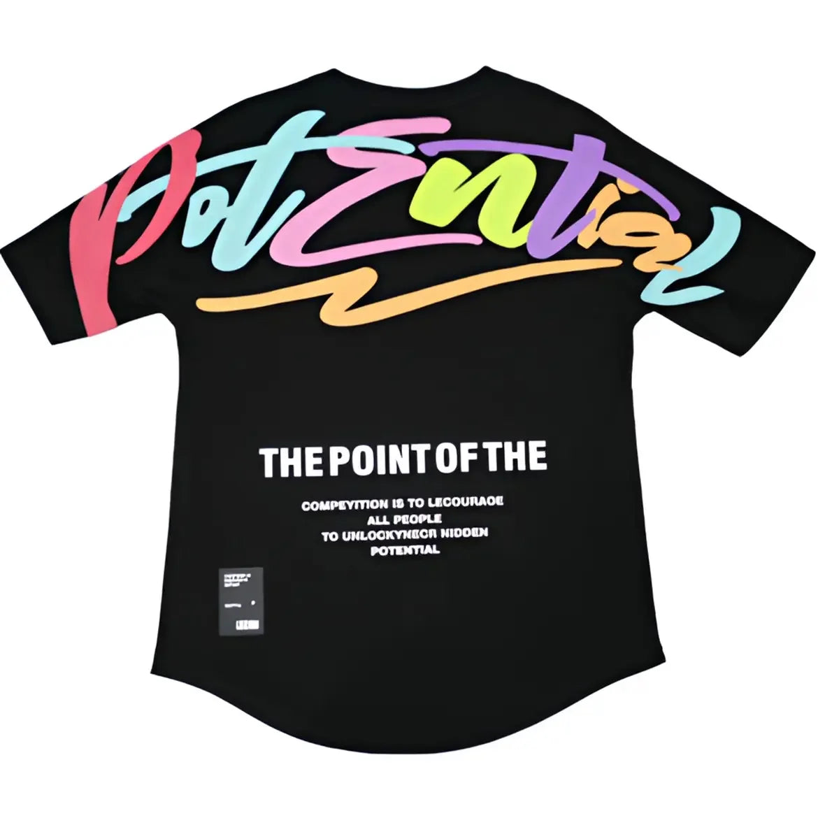 Men's Breathable Printed Crew Neck T-Shirt