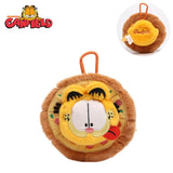 ORIGINAL Garfield Kawaii Soft Plush Toys Keychain Cute Cats Anime Stuffed Animals Peluche Doll Pendants Birthdays Gifts For Kids