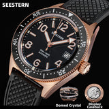 SEESTERN Diver Mens Watch Automatic Japan NH35A Movement 200M Waterproof Mechanical Wristwatches Luminous Domed Crystal S434 new