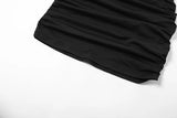 Elegant Spaghetti Strap Ruched Bodycon Dress
