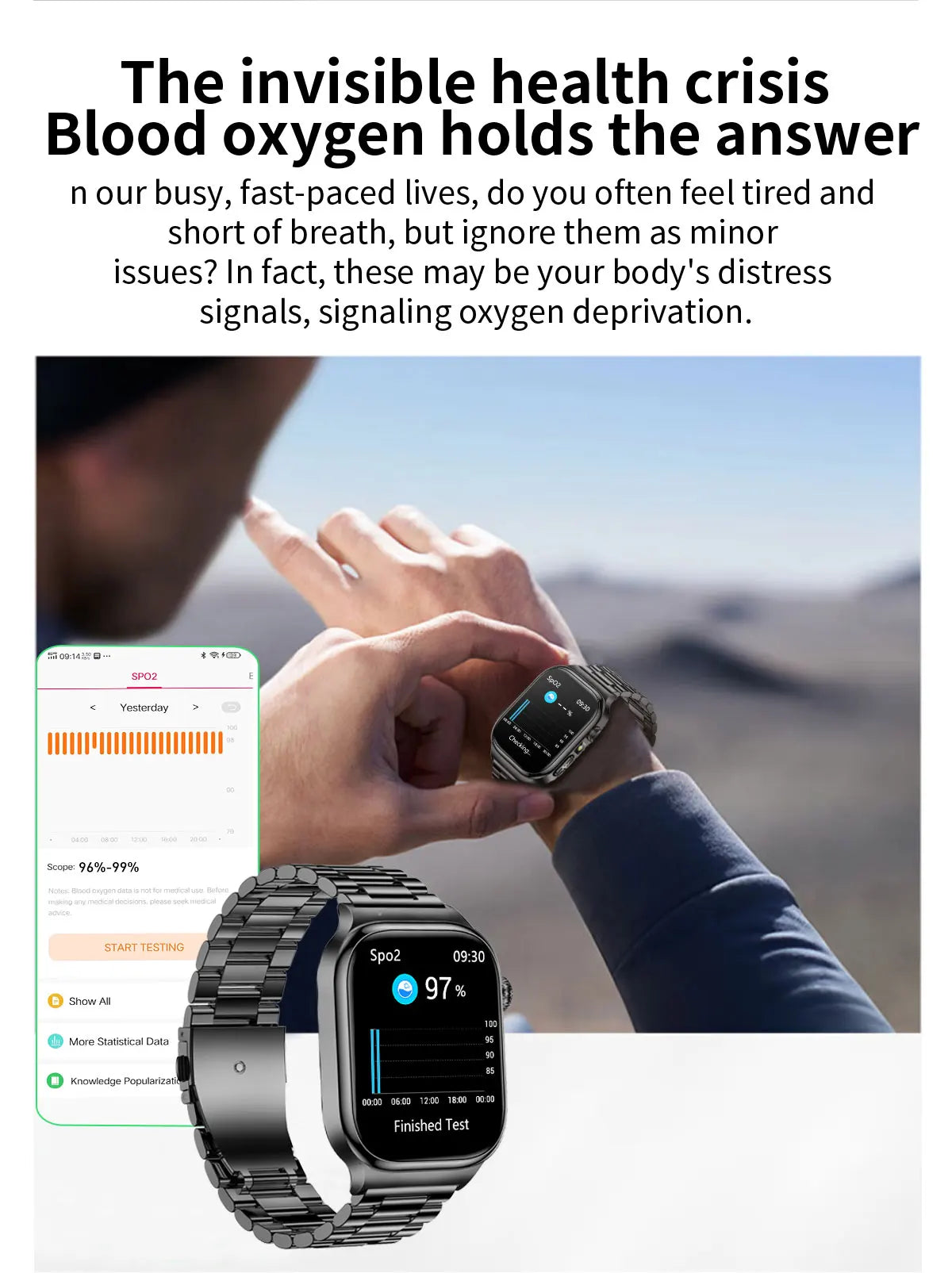 2026 New Accurate Diagnosis Smart Watch Body Fat ECG Blood oxygen BP Health Sport HD AMOLED Screen Call Smart Watches man woman