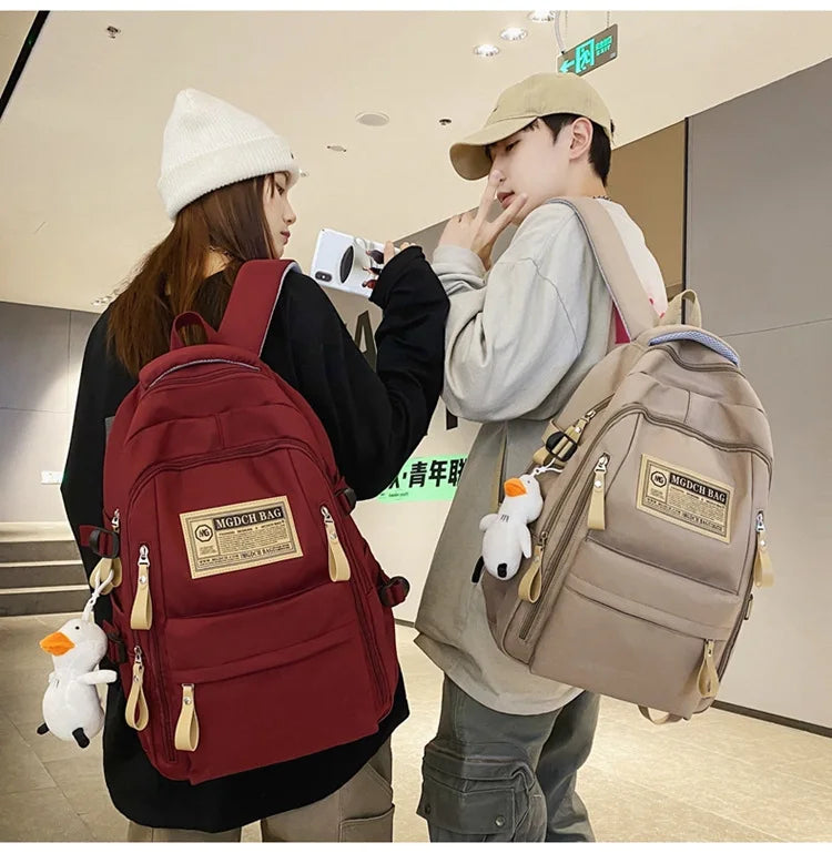 Fashion Big Student School Backpack Rucksack Girls Boys School Bag High Capacity Women Backpack Female Leisure Travel Mochila