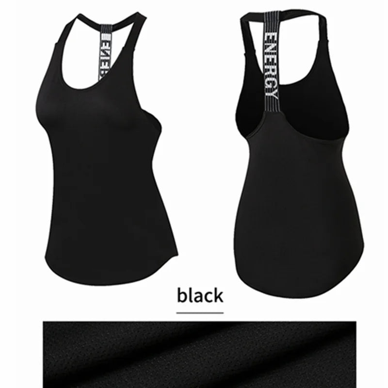 Open-Back Activewear Workout Tank