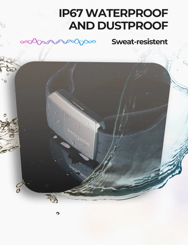 Magene H803 Heart Rate Armband | Dual-Mode ANT+ & Bluetooth