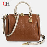 CH Women Handbag Luxury Monogram Embossed Top Handle Bag Shoulder Crossbody Bags For Ladies 2026 Designer High Quality Tote