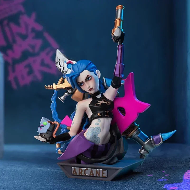 POP MART League of Legends: Arcane Series Blind Box Toys Kawaii Anime Action Figure Caixa Caja Surprise Mystery Bag Toy