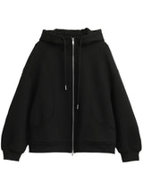 Women’s Relaxed Cotton-Blend Drawstring Hoodie