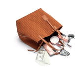 Classic Women’s Bucket Shoulder Bag – High-Capacity Fashion Handbag (Made in USA)