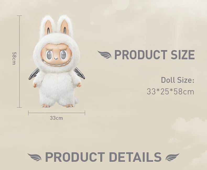 POP MART THE MONSTERS - ANGEL IN CLOUDS Vinyl Face Doll Limited to 1PC per Order
