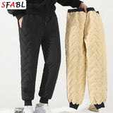 Men's Fleece-Lined Winter Joggers