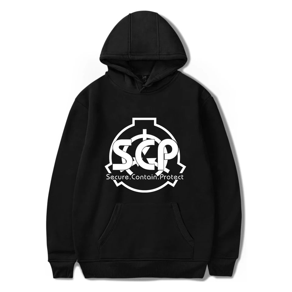 Scp Foundation Hoodie 2025 New Autumn Winter Fashion Men Women Soft Warm Casual Sweatshirt Black Comfortable streetwear