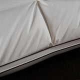 Luxury 3D Bread White Goose Down Feather Pillows for Sleeping Body Neck Protection Bed Pillows Soft Comfort 100% Cotton Cover