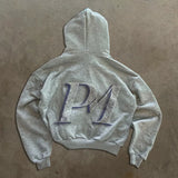 Y2K Graphic Zip-Up Hoodie for Everyday Street Style