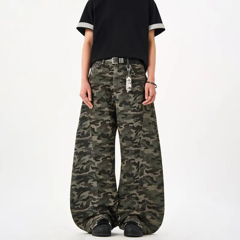 Men’s Wide Leg Jeans – Loose Fit Denim