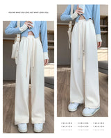 Women's Fleece Wide-Leg Winter Pants