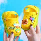 Cartoon Kids’ Summer Garden Clogs