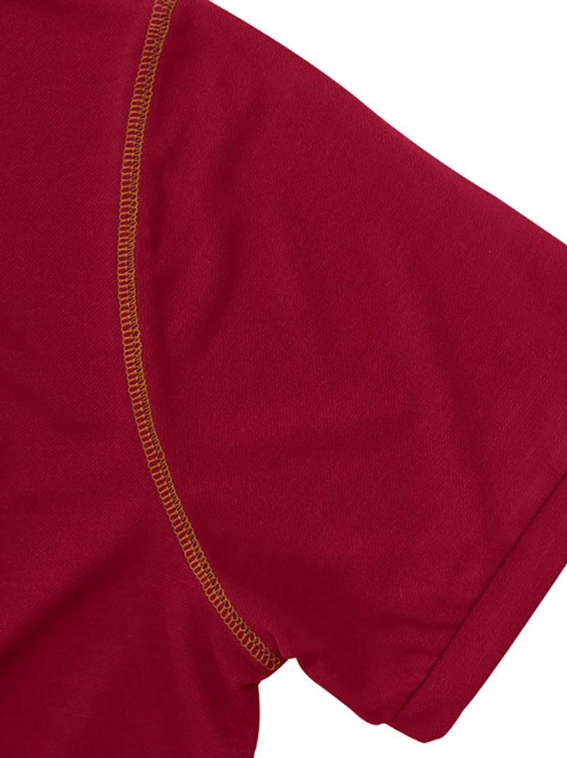 Men's Contrast Stitch Polo Shirt | Breathable Summer Fit