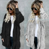Reversible Fleece Longline Cardigan