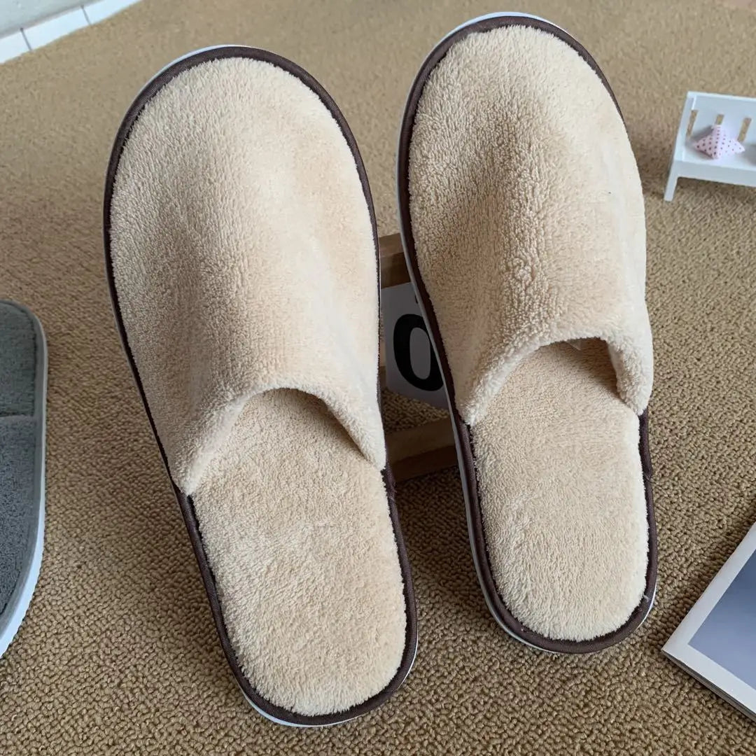 4Pairs/Lot Men Women Kids Disposable Hotel Guest Slippers Cotton Slides Home Travel SPA Slipper Hospitality Cheap Footwear