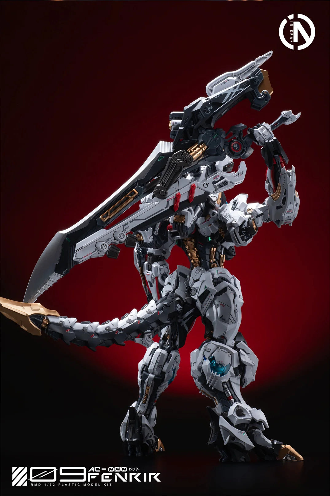 New In Stock IN ERA+ FNR-09 FENRIR Assembling Model Mecha Toys  Infinite Dimension RMD 1/72 PLASTIC MODEL KIT Wolf king
