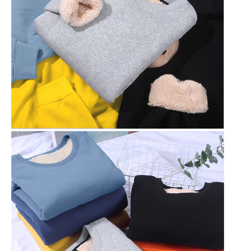 Premium Lamb Velvet Winter Hoodie