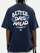 "Better Days Ahead" Oversized Graphic Tee