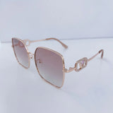 2025 New Fashion Metal Square Polarized Sun Glasses Women Luxury Diamond UV400 Sunglasses Ladies Oversized Eyewears Gafas De Sol