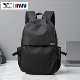 Septwolves Black Large Lapacity 16 Inch Laptop Backpack Man Women Leisure Business Waterproof PVC Leather School Bag Rucksack