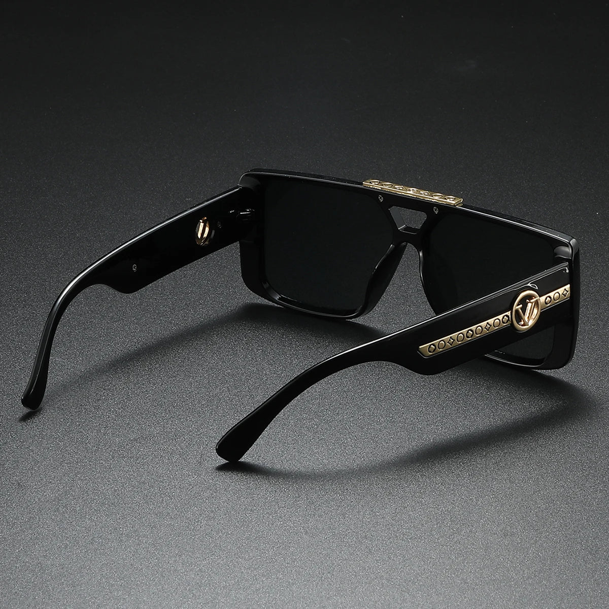 Classic Retro Square Frame Sunglasses for Men