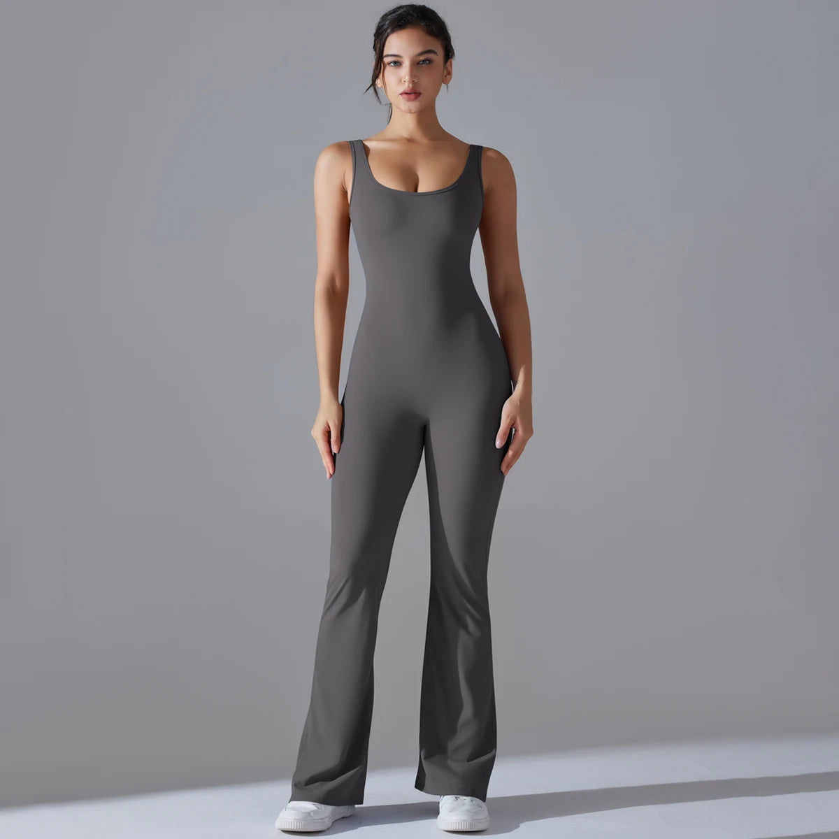 Sexy Back V Jumpsuit Gym Set Women Training Yoga Suit Sportswear Women Sports Jumpsuit Fitness Rompers Stretch Workout Bodysuits