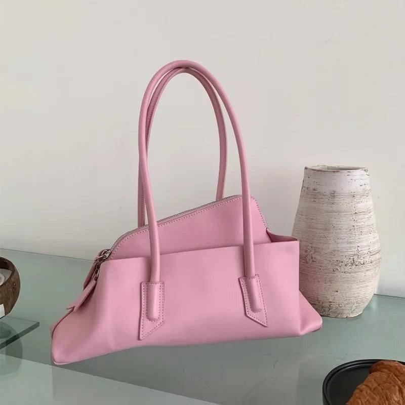 Retro Crocodile Pattern Large Capacity Tote Bag Design Women's Pleated  Leather Shoulder Bag Female Daily Commuter Bag 2025