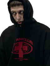 Men's Oversized Graphic Cotton Hoodie
